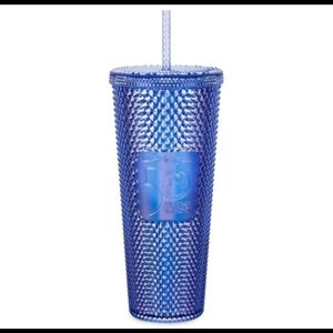 Walt Disney World 50th Anniversary Iridescent Studded Tumbler Cup NEW